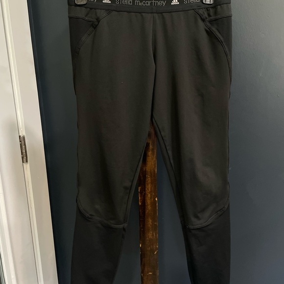 Adidas by Stella McCartney Pants - Adidas by Stella McCartney Sleek Black Trousers